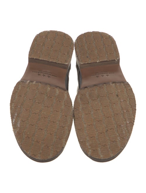 John Varvatos Suede Leather Trim Embellishment Lace-Up Boots