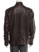 John Varvatos Eel Skin Moto Jacket