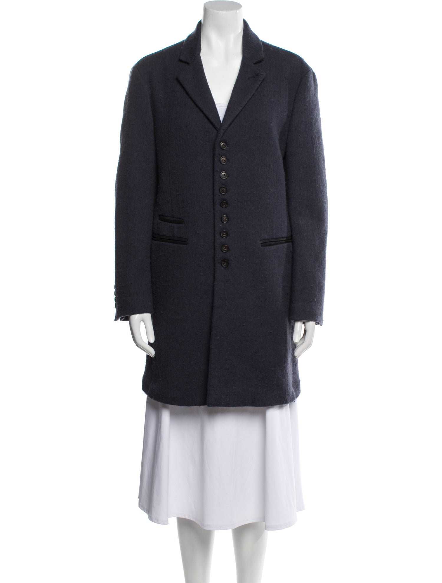 John Varvatos Virgin Wool Coat