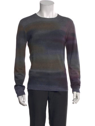 John Varvatos Wool Printed Pullover