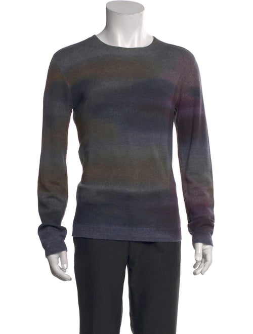 John Varvatos Wool Printed Pullover