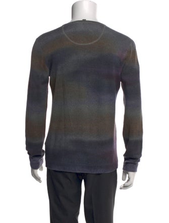 John Varvatos Wool Printed Pullover