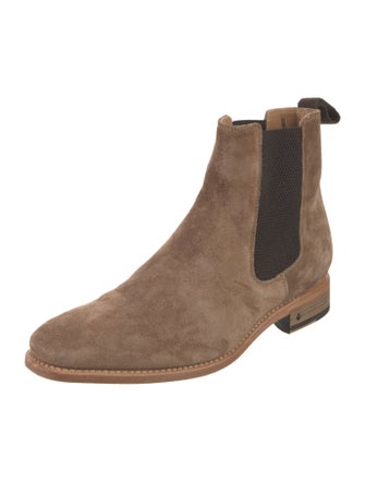 John Varvatos Suede Chelsea Boots