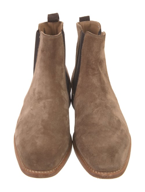 John Varvatos Suede Chelsea Boots