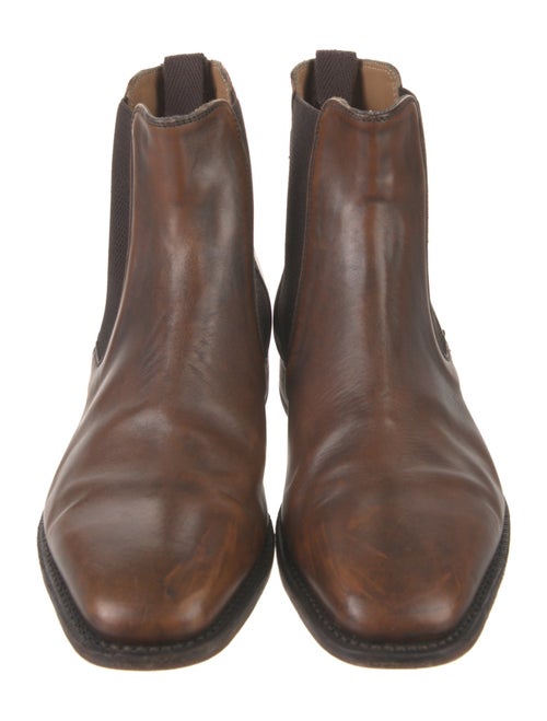 John Varvatos Leather Chelsea Boots