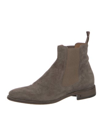John Varvatos Suede Chelsea Boots
