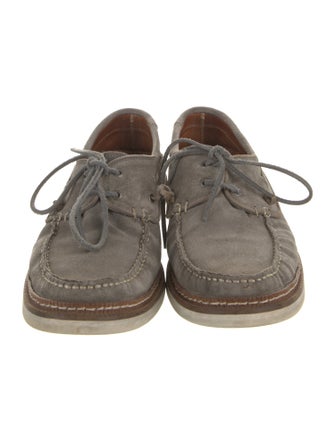 John Varvatos Suede Boat Shoes