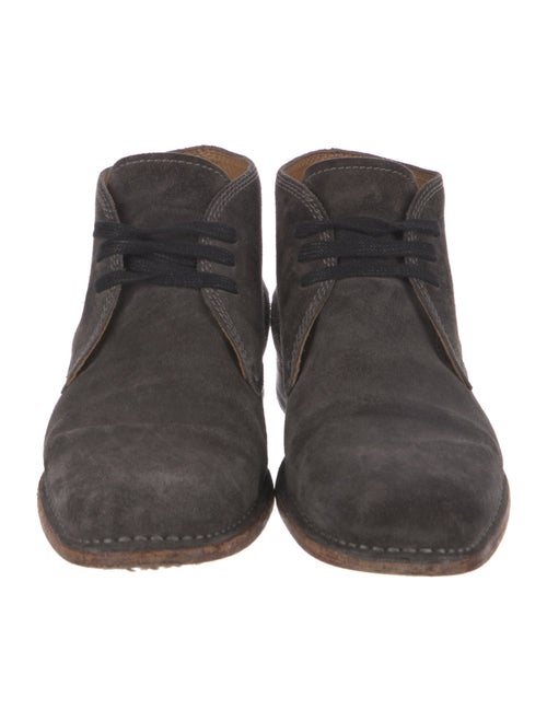 John Varvatos Suede Lace-Up Boots