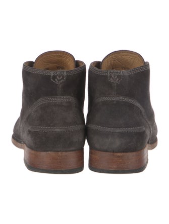 John Varvatos Suede Lace-Up Boots