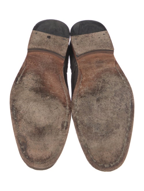 John Varvatos Suede Lace-Up Boots