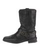 John Varvatos Leather Studded Accents Boots