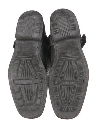 John Varvatos Leather Studded Accents Boots