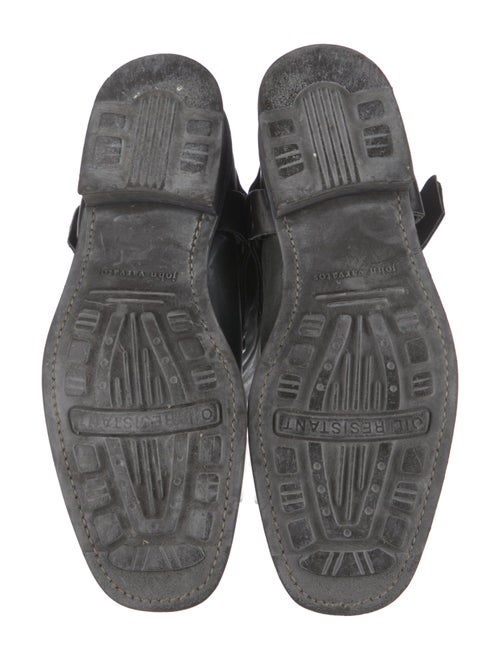 John Varvatos Leather Studded Accents Boots