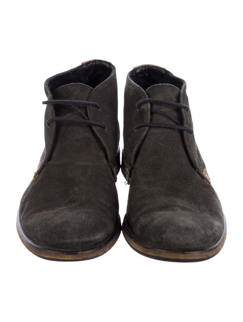 John Varvatos Suede Lace-Up Boots