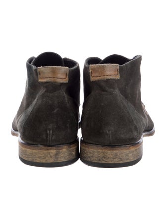 John Varvatos Suede Lace-Up Boots