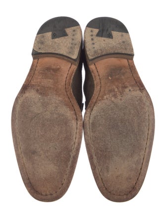 John Varvatos Suede Dress Loafers