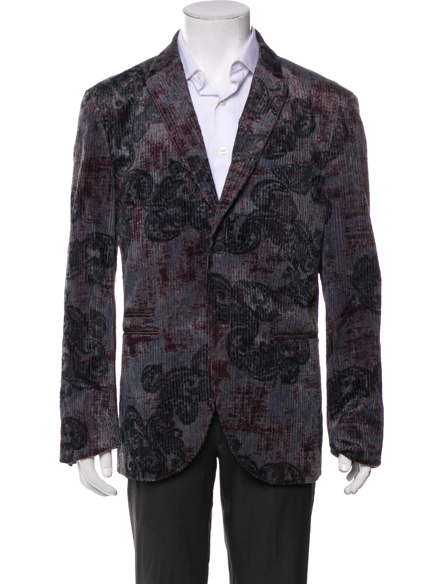 John Varvatos Floral Print Blazer
