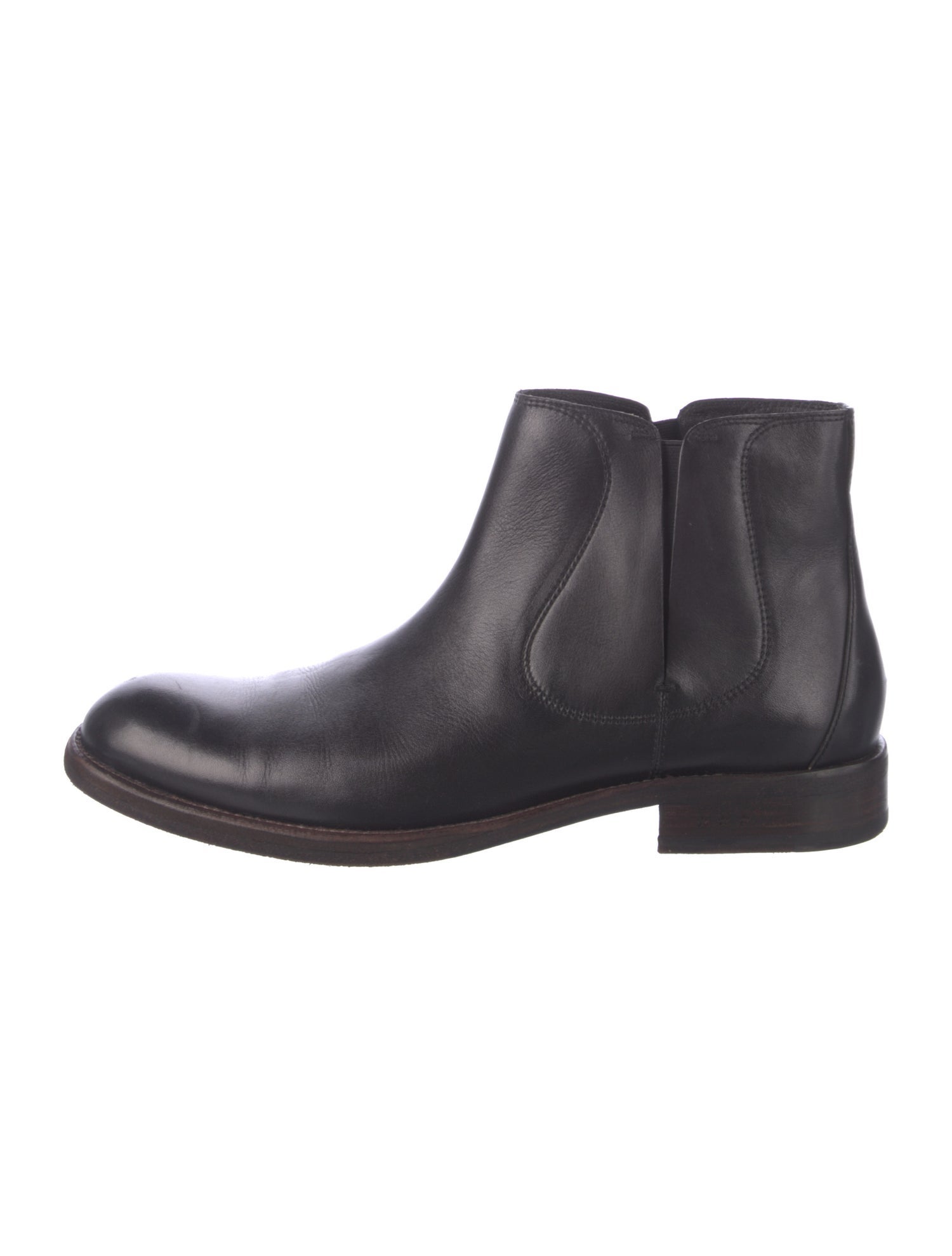 John Varvatos Leather Chelsea Boots
