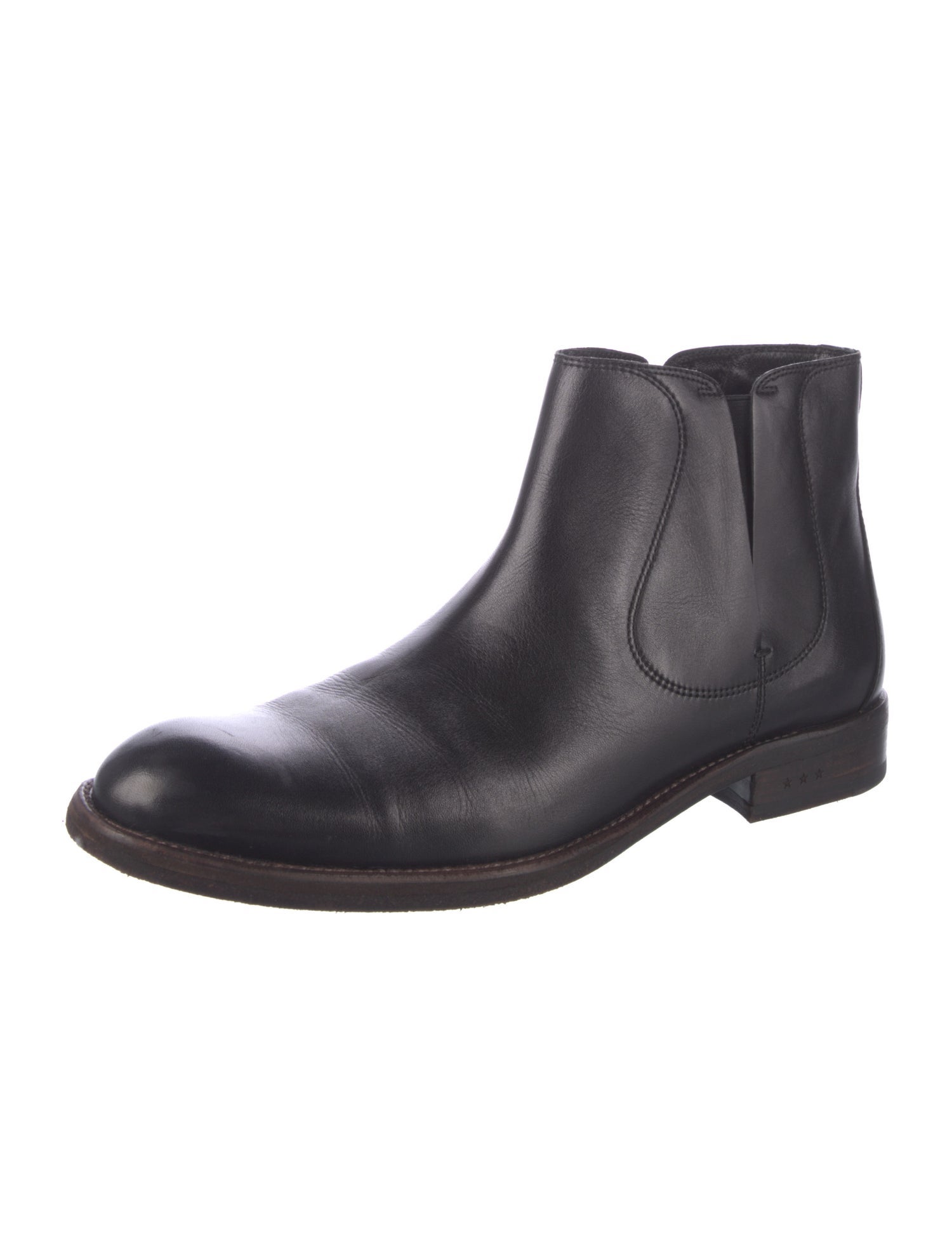 John Varvatos Leather Chelsea Boots