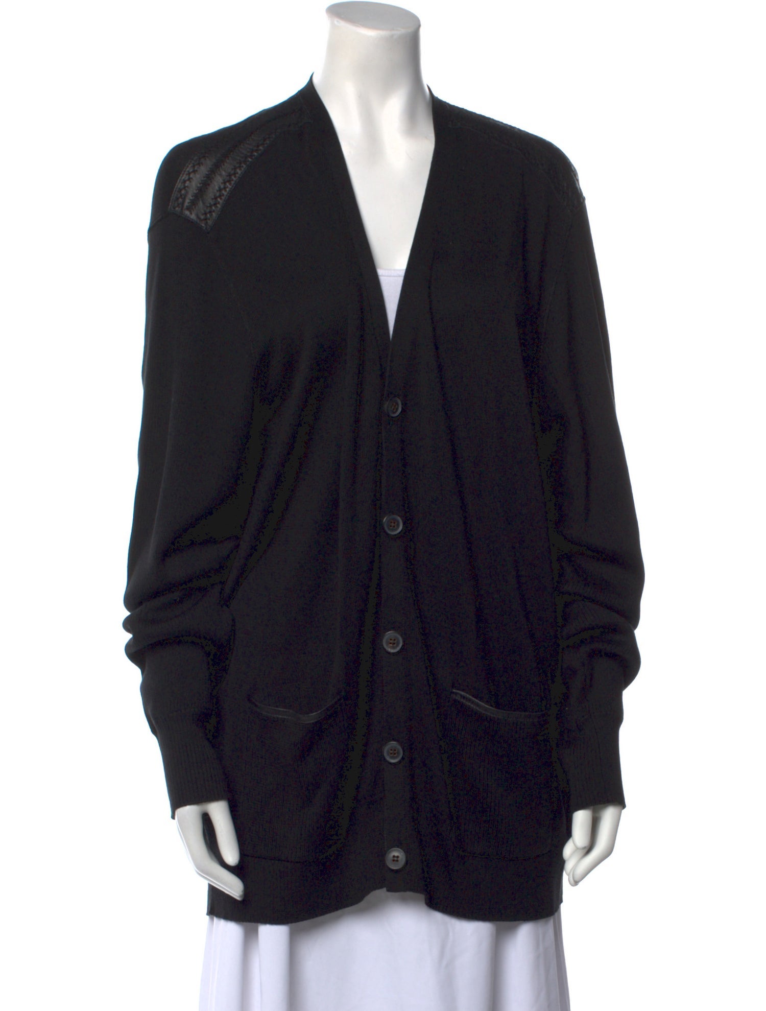 John Varvatos Silk V-Neck Sweater