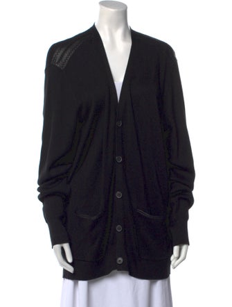 John Varvatos Silk V-Neck Sweater