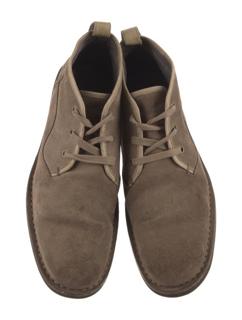 John Varvatos Suede Lace-Up Boots
