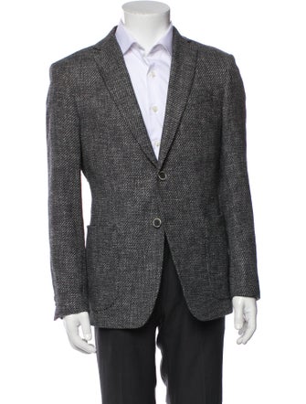 John Varvatos Tweed Pattern Blazer