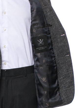 John Varvatos Tweed Pattern Blazer
