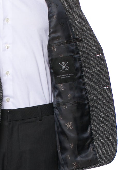 John Varvatos Tweed Pattern Blazer