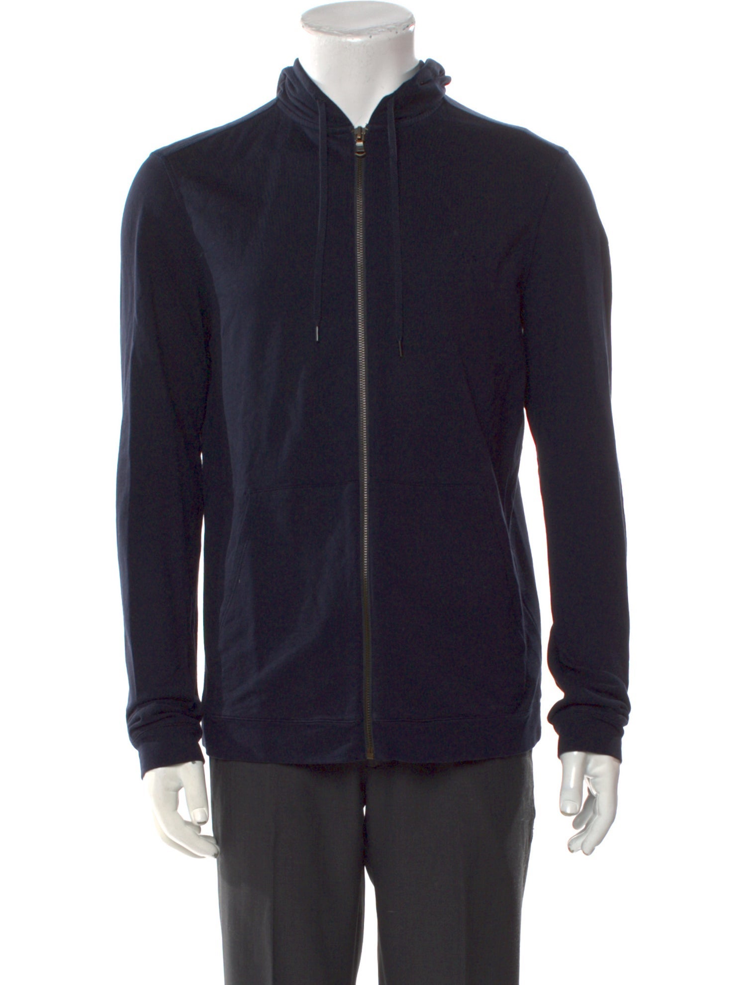John Varvatos Mock Neck Long Sleeve Hoodie