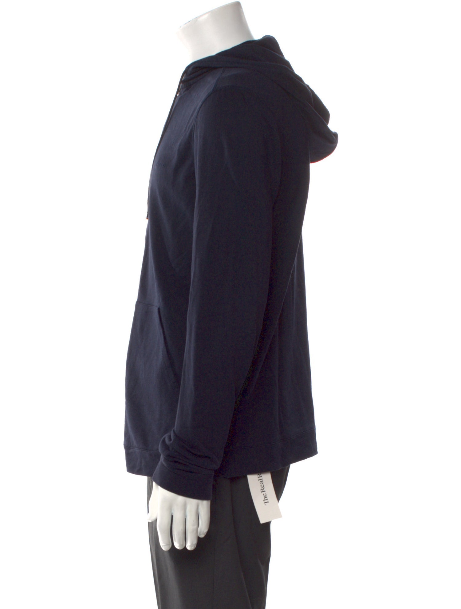 John Varvatos Mock Neck Long Sleeve Hoodie