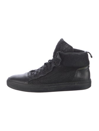 John Varvatos Leather Sneakers