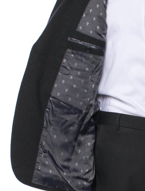 John Varvatos Plaid Print Peacoat