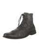 John Varvatos Leather Lace-Up Boots