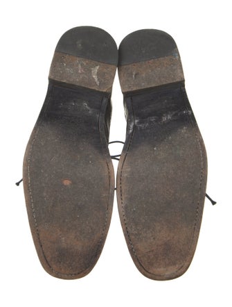 John Varvatos Leather Lace-Up Boots