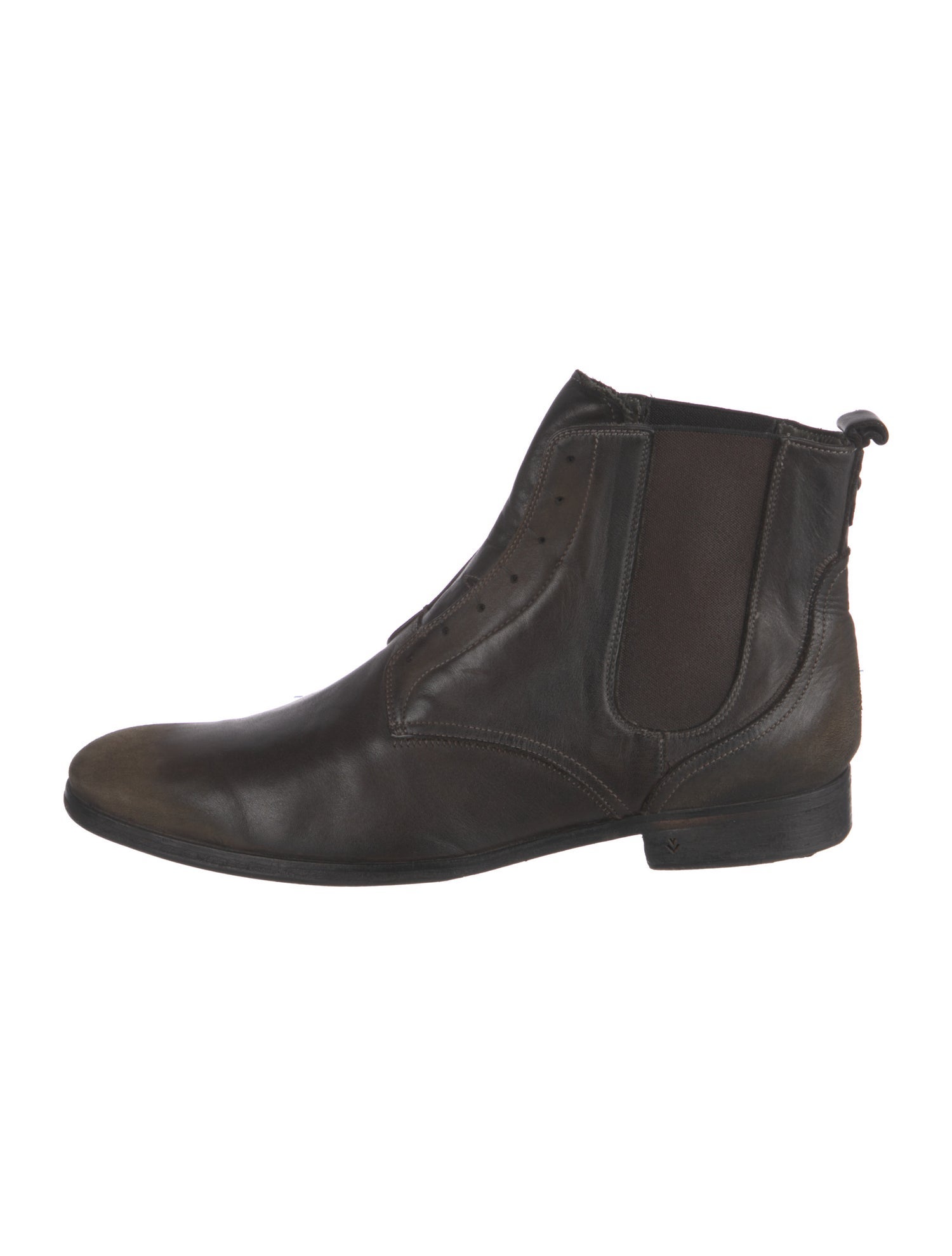 John Varvatos Leather Chelsea Boots