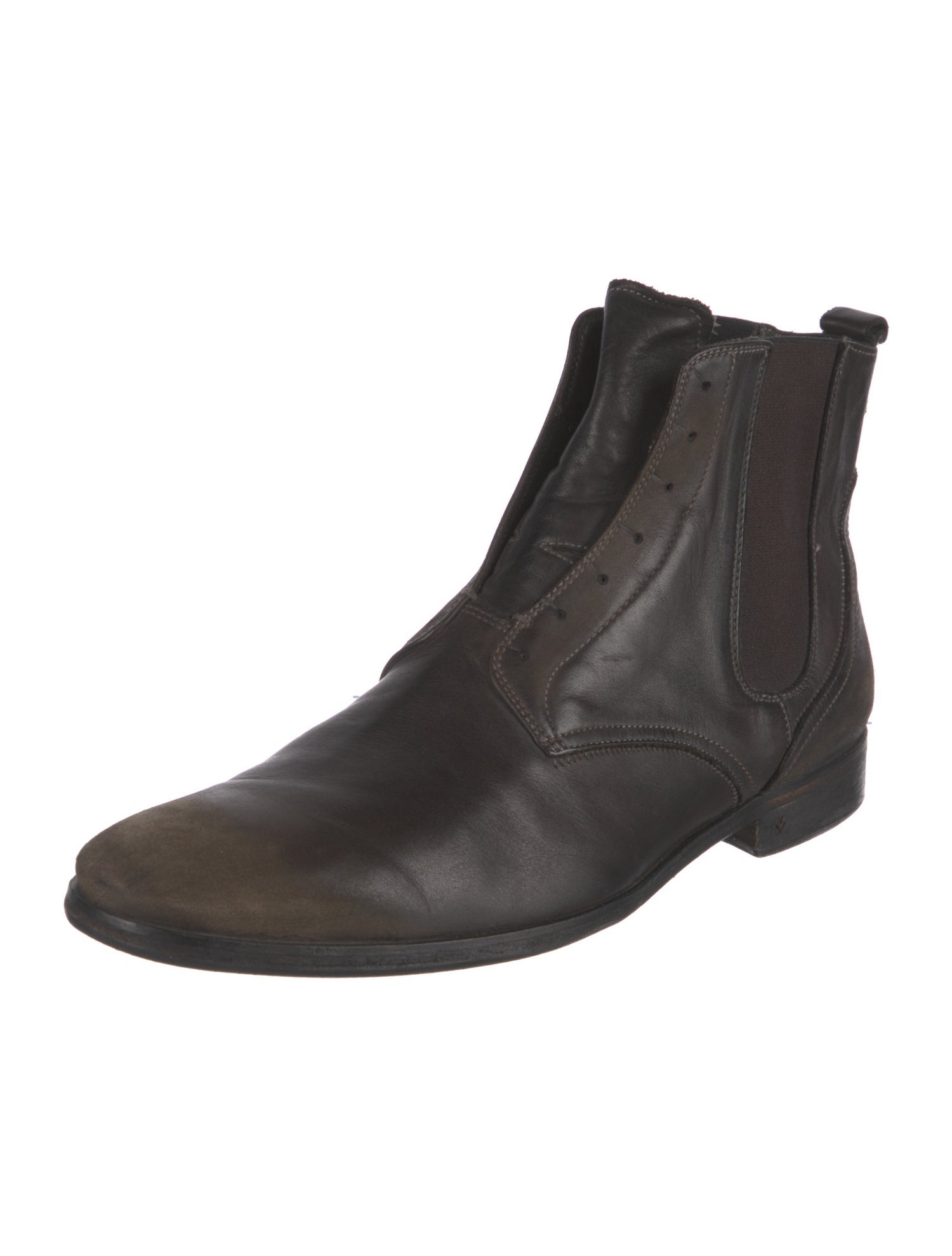 John Varvatos Leather Chelsea Boots