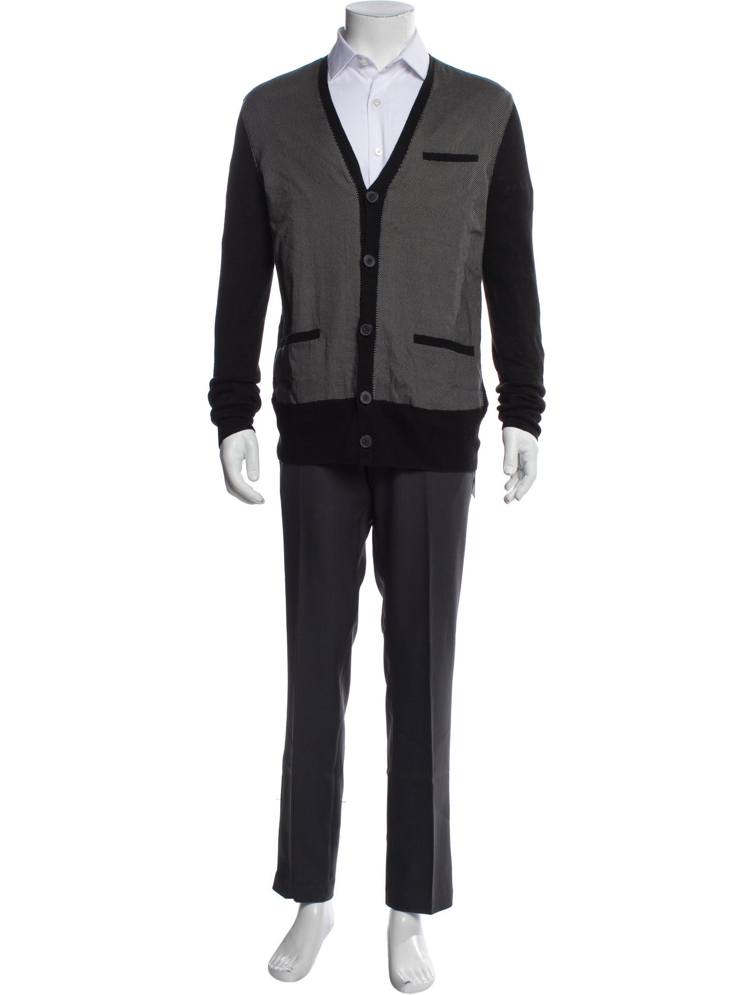 John Varvatos Linen V-Neck Cardigan w/ Tags