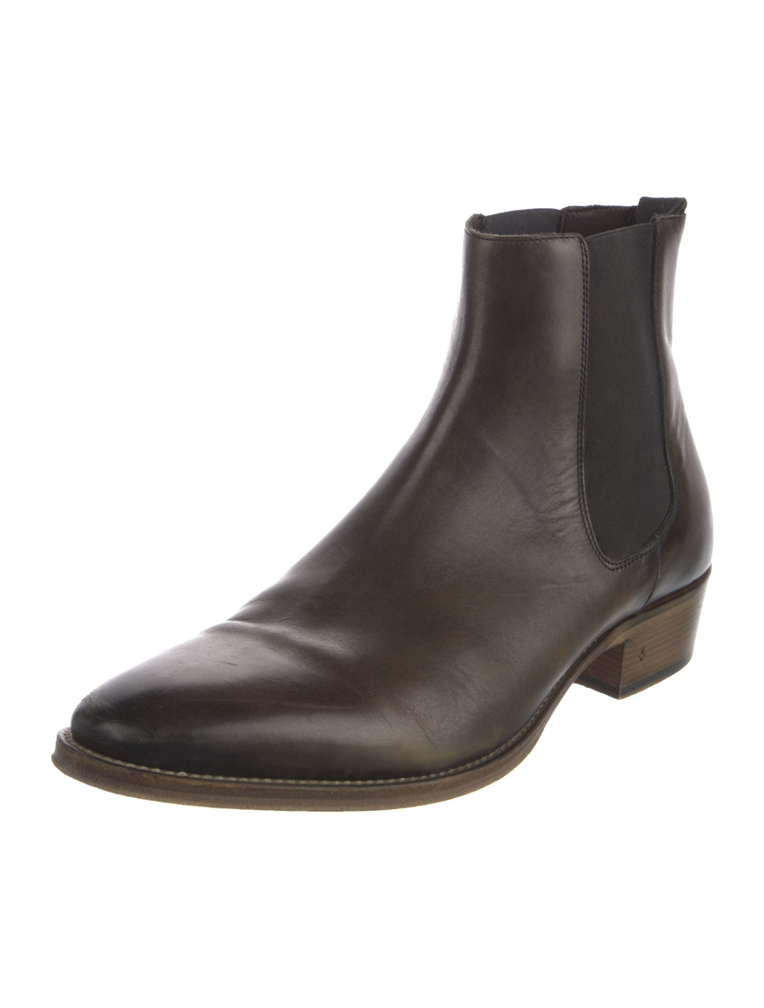 John Varvatos Leather Chelsea Boots