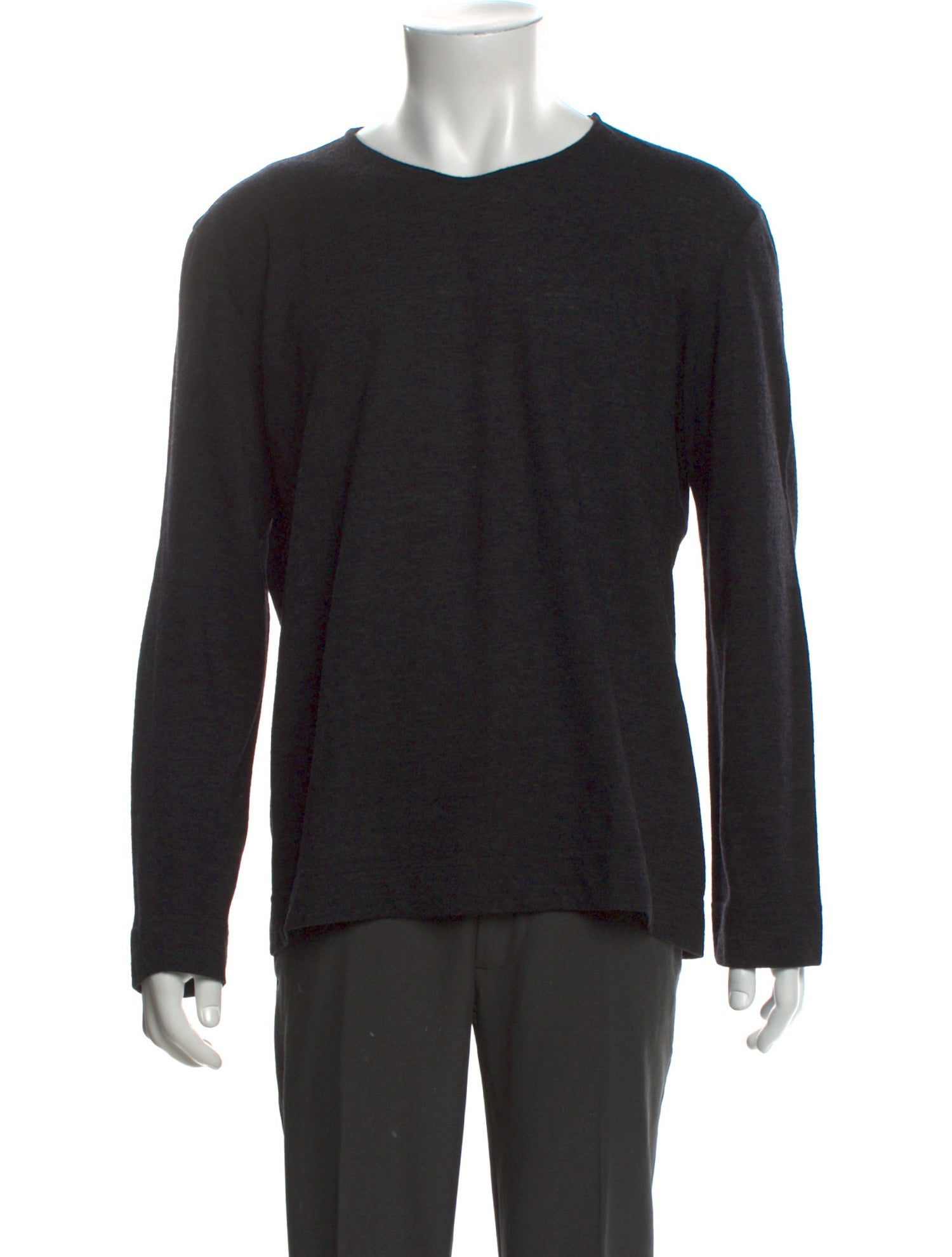 John Varvatos Crew Neck Long Sleeve Pullover