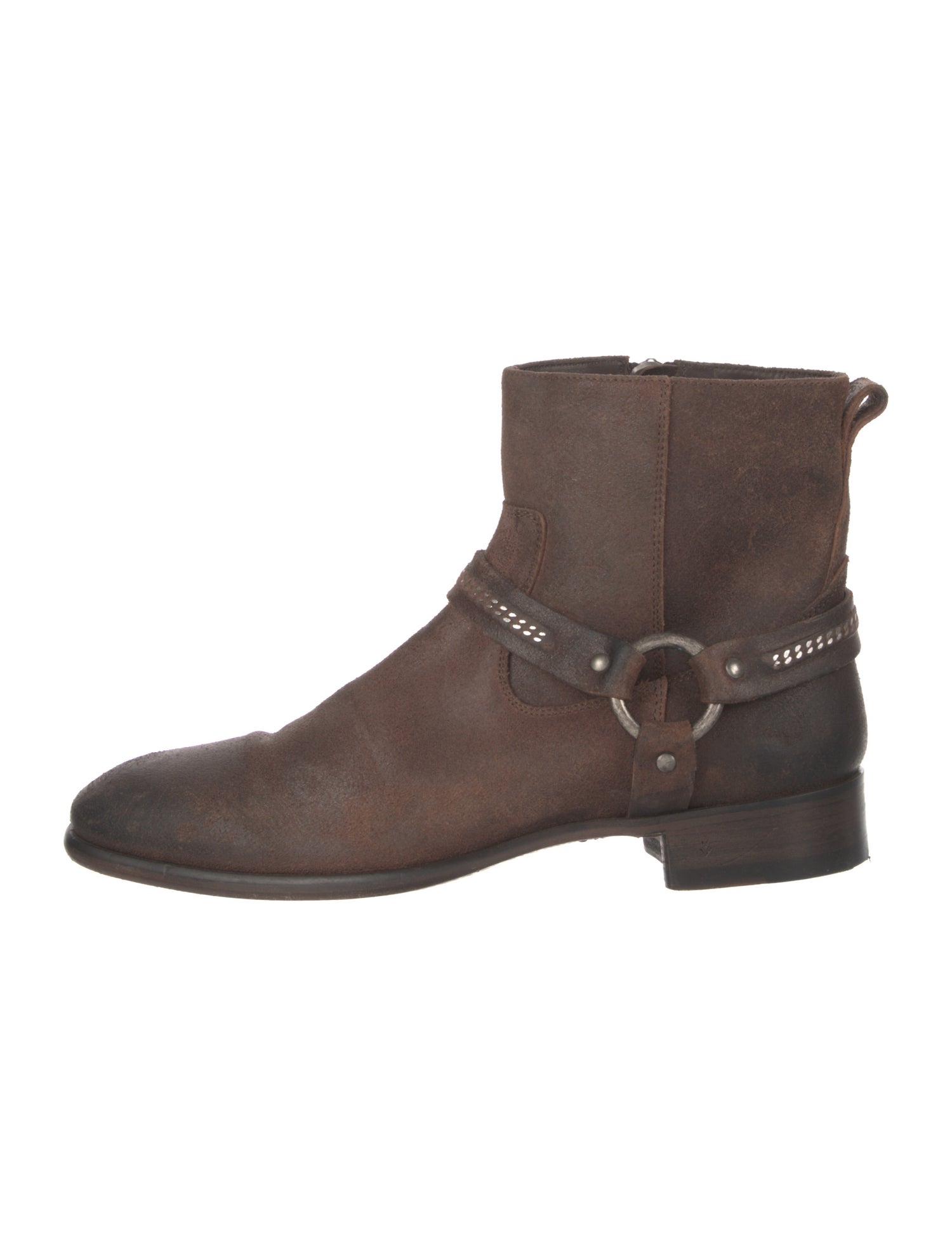 John Varvatos Suede Riding Boots