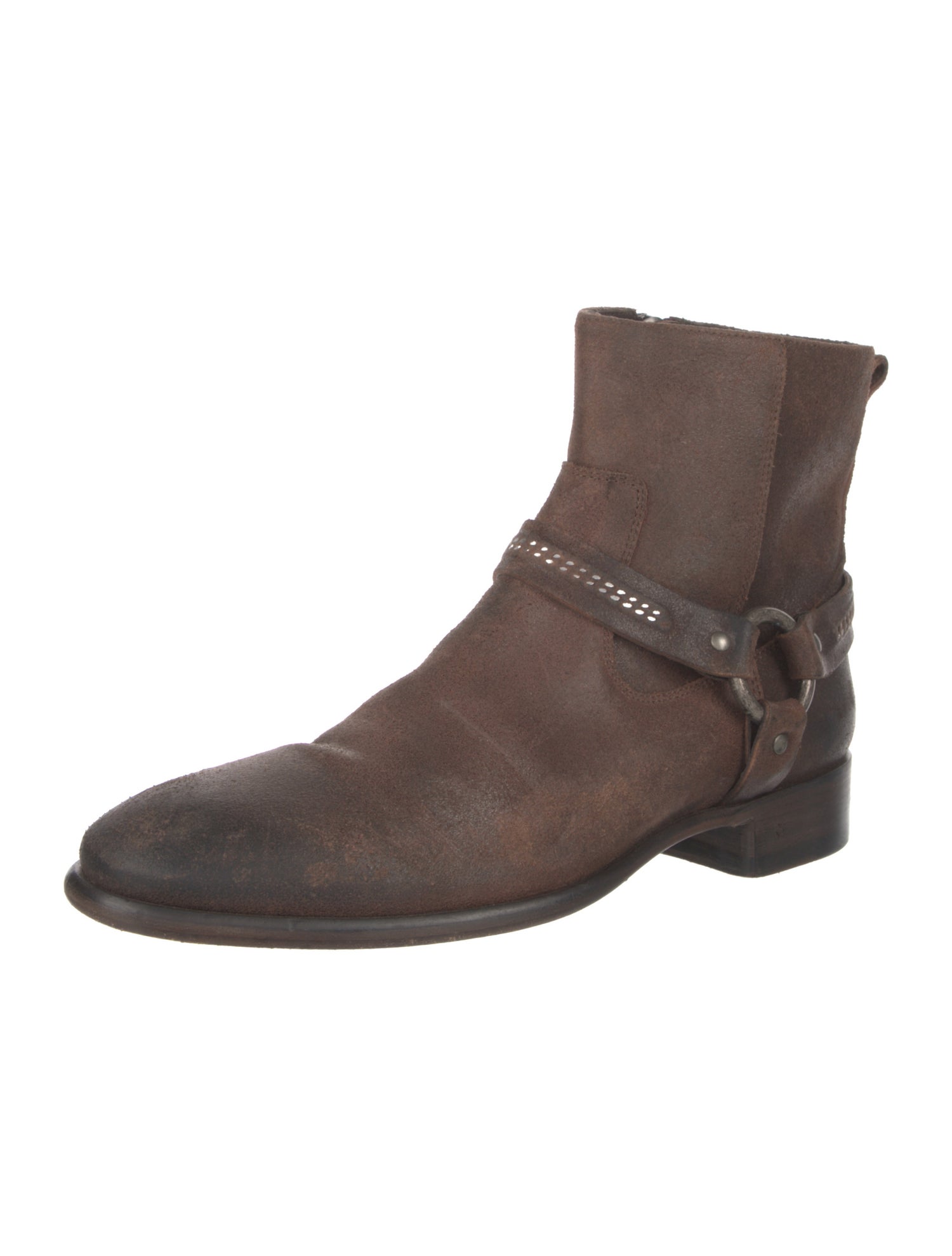John Varvatos Suede Riding Boots