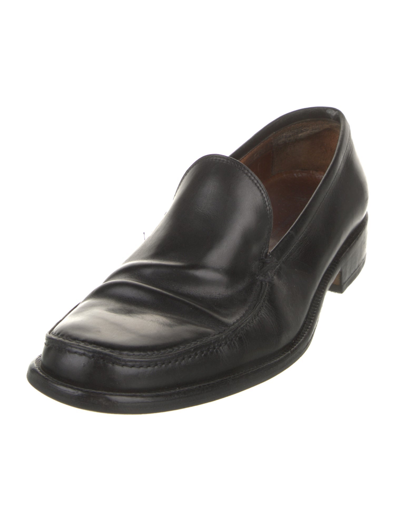 John Varvatos Leather Dress Loafers