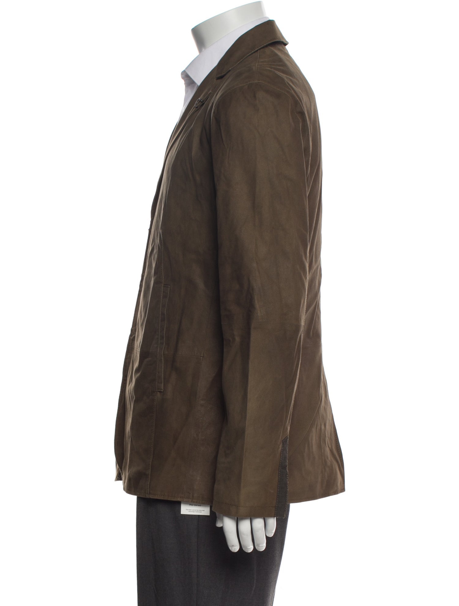 John Varvatos Suede Peacoat