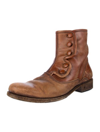 John Varvatos Leather Boots