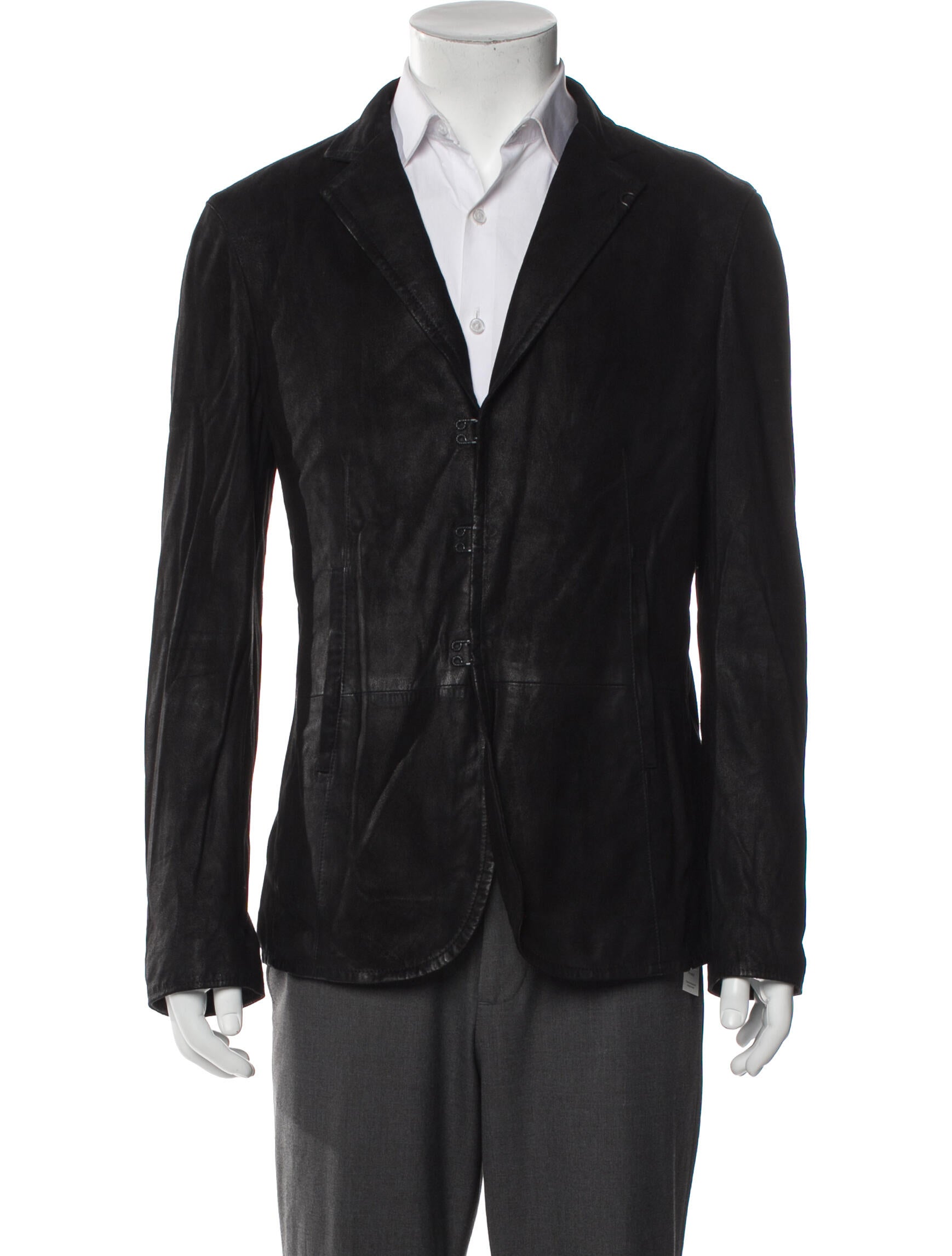 John Varvatos Suede Moto Jacket