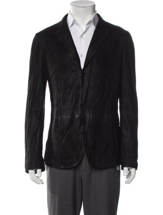 John Varvatos Suede Moto Jacket