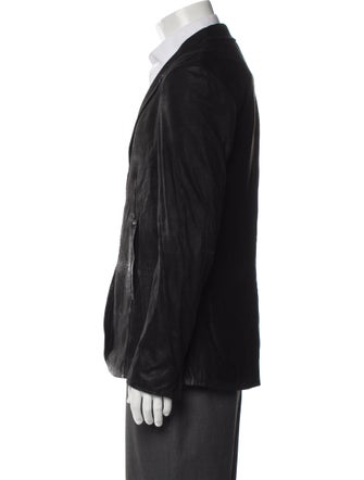 John Varvatos Suede Moto Jacket