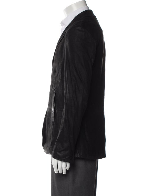 John Varvatos Suede Moto Jacket