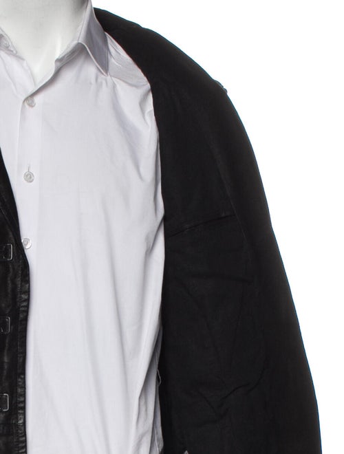 John Varvatos Suede Moto Jacket